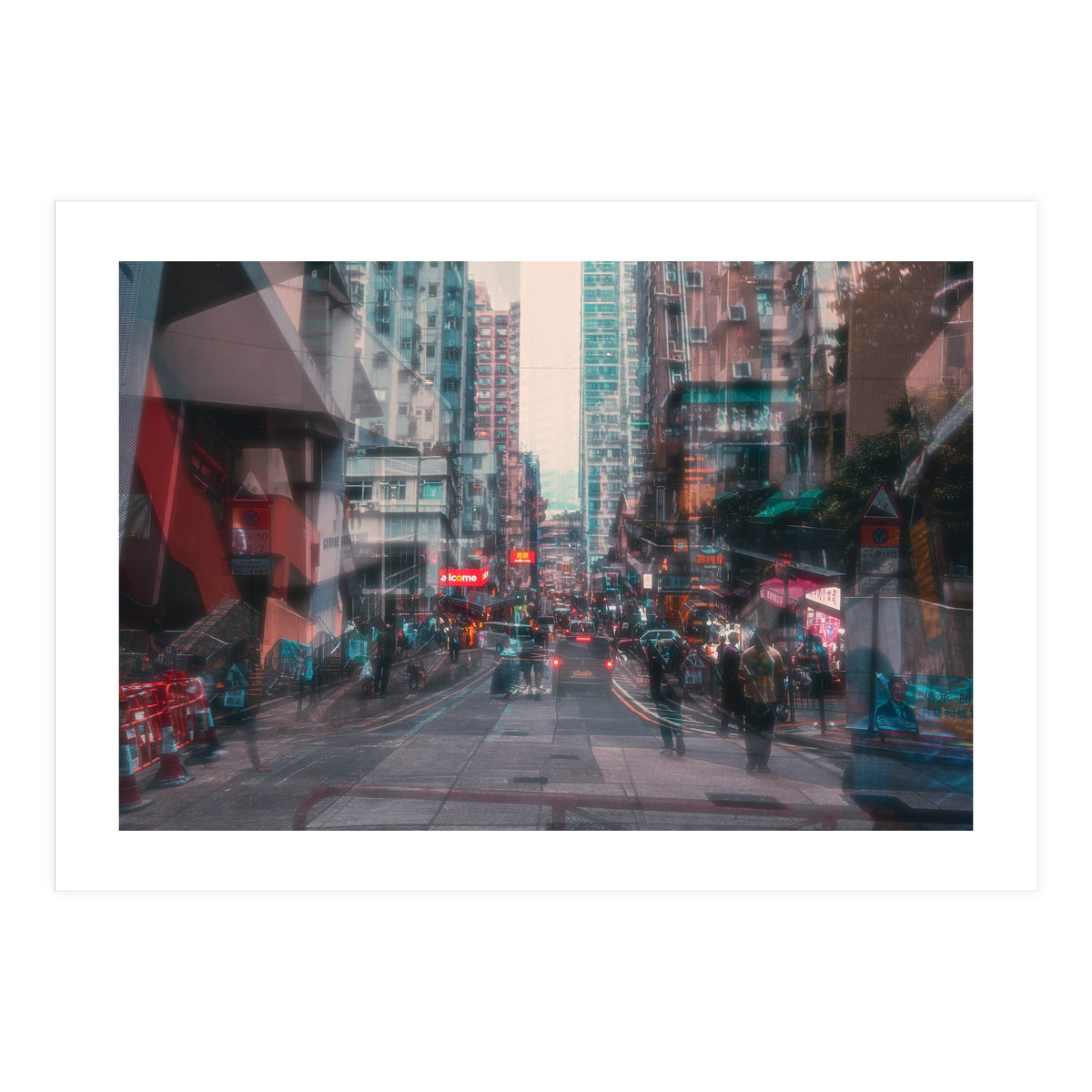 Street Photography - Double Exposure Sai Ying Pung (Print Only)