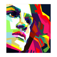 Julia Roberts Movie Actress Pop Art WPAP (Print Only)