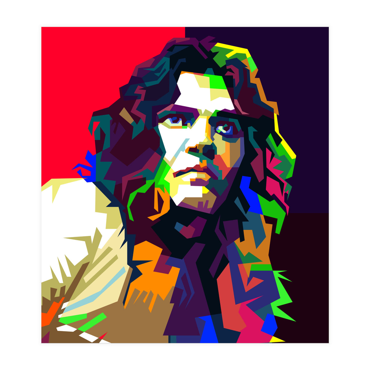 Tommy Bolin Classic Rock Guitar Art WPAP (Print Only)