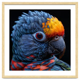 Close Up Vibrant Parrot Eye thumbnail