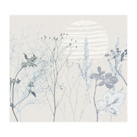 Plant based calming atmosphere soft blue (Print Only)