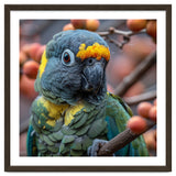 Yellow Headed Amazon Parrot Close Up Portrait thumbnail