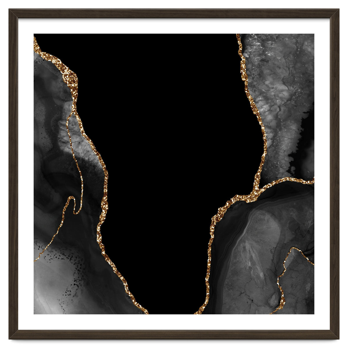 Black & Gold Agate Texture 03