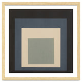 JOSEF ALBERS - HOMAGE TO THE SQUARE BEIGE GREY BLACK HIGH RESOLUTION thumbnail