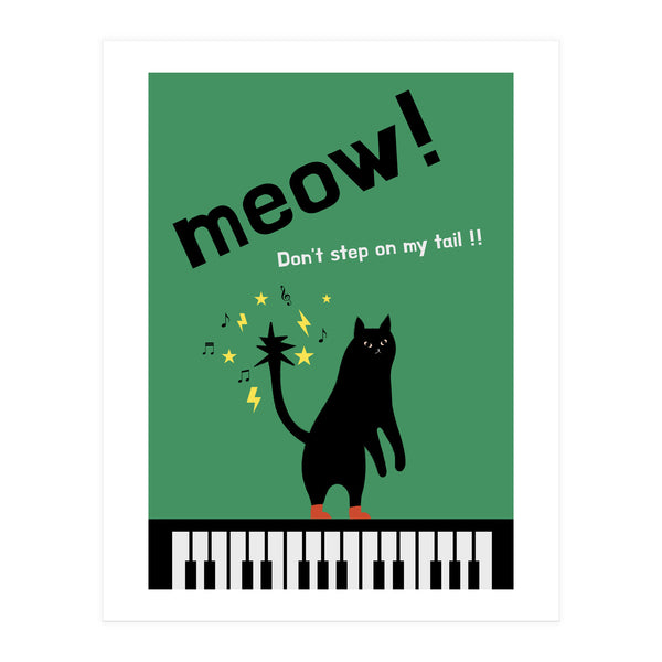 meow! - Dancing Cat (Print Only)