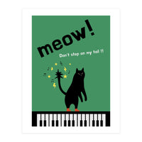 meow! - Dancing Cat (Print Only)