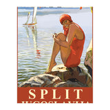 Split, Swimmer on a Rocky Coast (Print Only) thumbnail