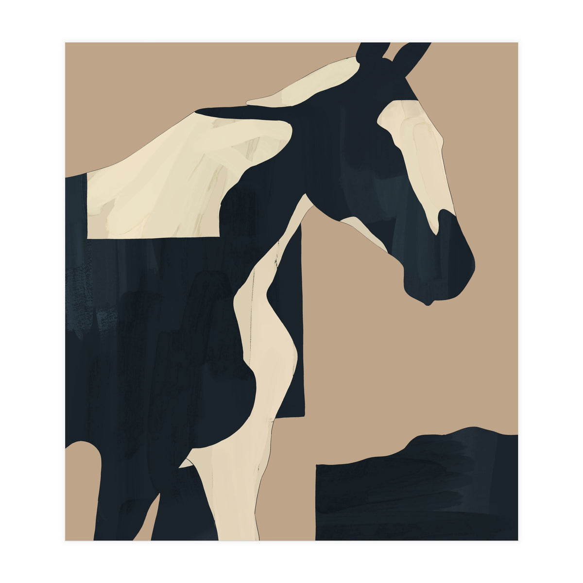 Abstract Minimal Horse 7 (Print Only)
