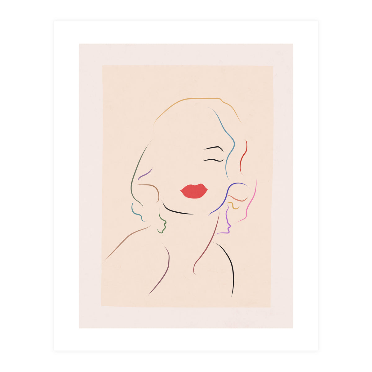 Marilyn's Kiss (Print Only)
