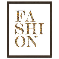 Fashion, Leopard Print Letters, Modern Chic decor