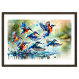 Kingfishers In Flight thumbnail