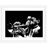 Don Cherry American Jazz Trumpeter in Grayscale thumbnail