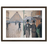 Gustave Caillebotte: Rue de Paris, temps de pluie - Paris Street in Rainy Weather, 1877. thumbnail