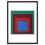 Josef Albers - HOMAGE TO THE SQUARE: Green, Red, Blue thumbnail