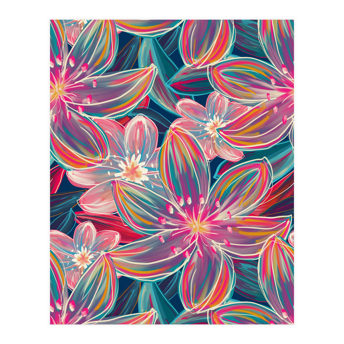 Fluo Bloom (Print Only)