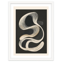 Monochrome Flow Abstract Line Movement