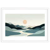 Serene Horizon: Minimalist Organic Landscape thumbnail