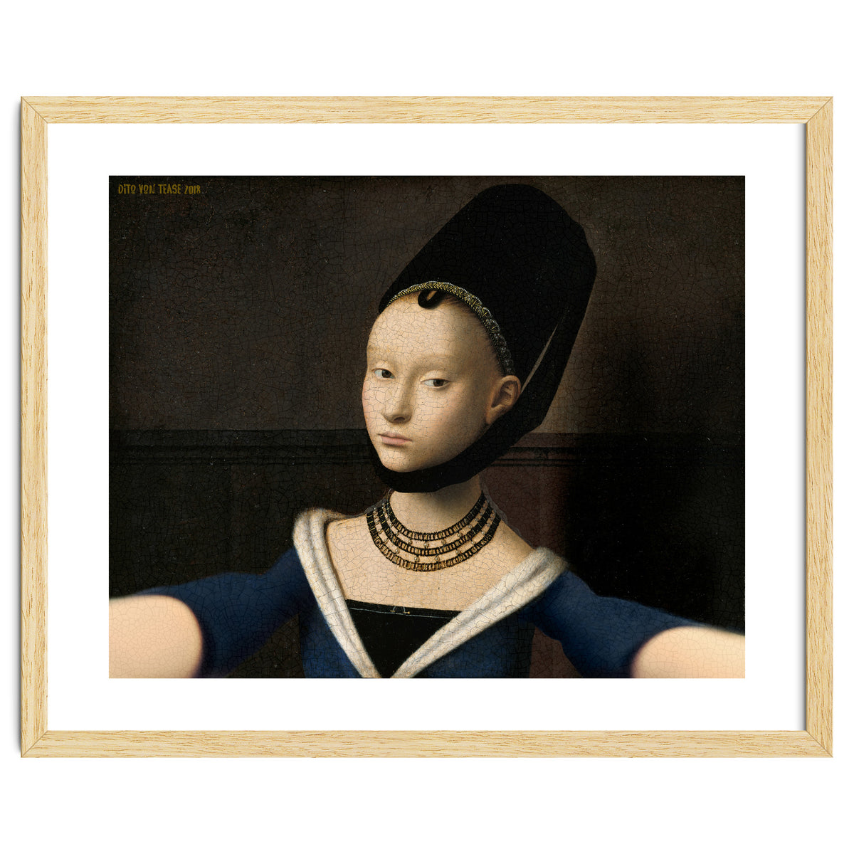 Petrus Christus  - Young Woman - Selfie