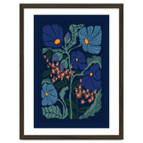 Klimt Flower Dark Blue thumbnail