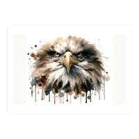 Fierce Bald Eagle Portrait (Print Only)