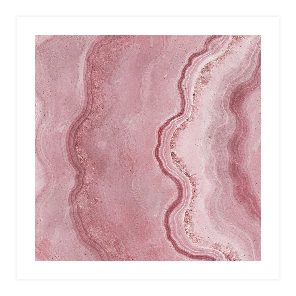 Pink Agate Texture 10 (Print Only)