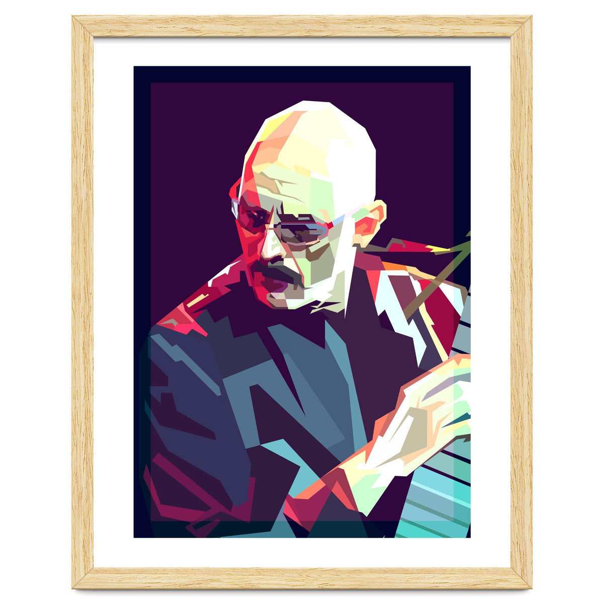 Tony Levin Bass Musician Pop Art WPAP
