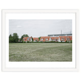 Red roof houses in the green field thumbnail