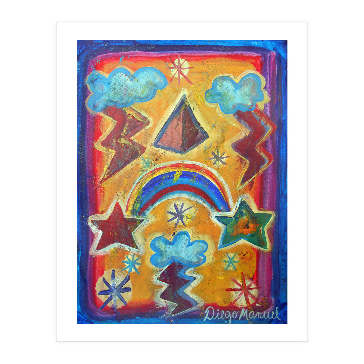 Rallos Y Estrellas 5 (Print Only)