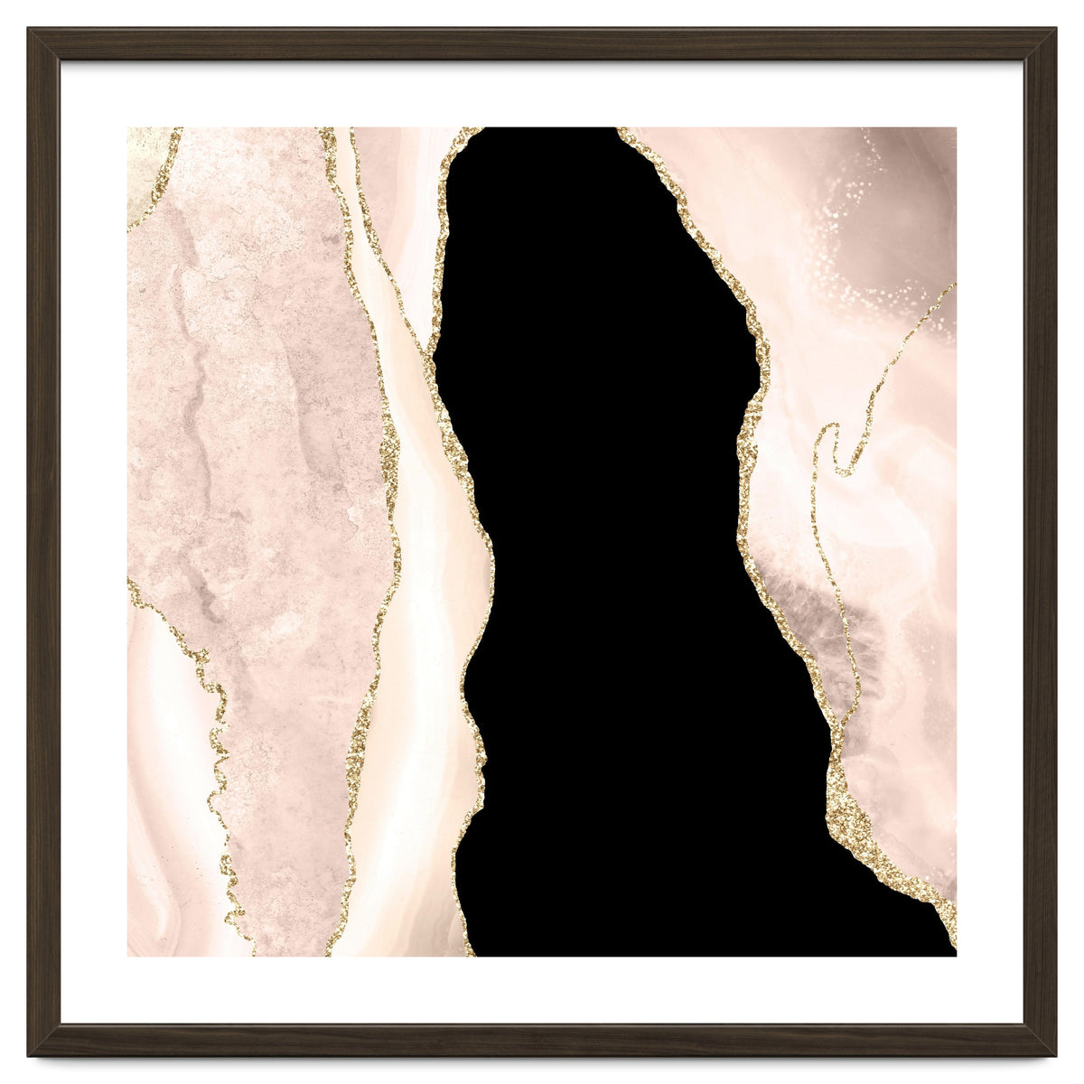 Ivory & Gold Agate Texture 02