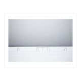 Stair railing covered by snow (Print Only) thumbnail