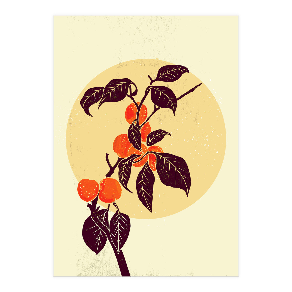 Peach Tree in the moonlight (Print Only)