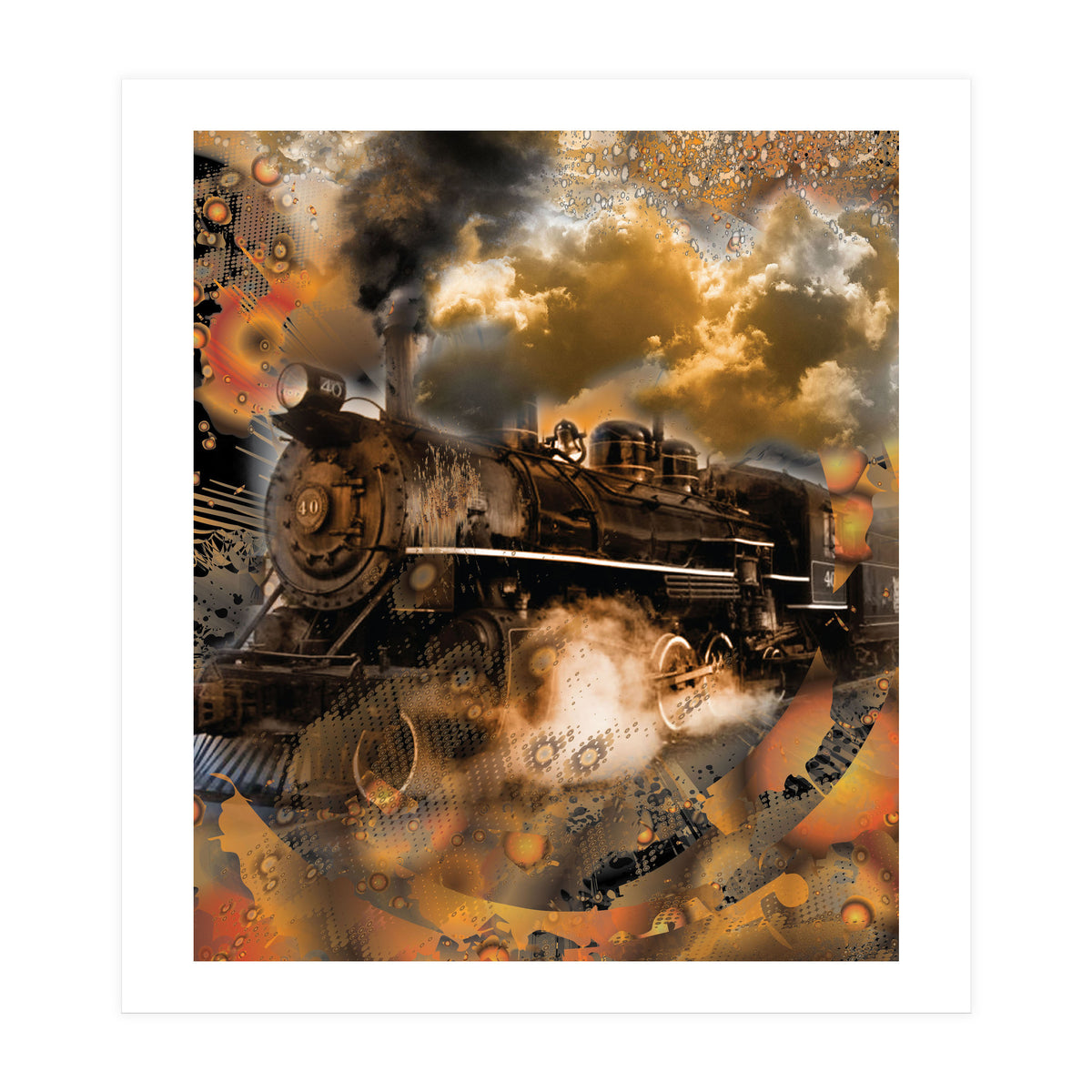 Steam Locomotive (Print Only)
