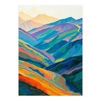 Abstract Mountain Landscape (Print Only)