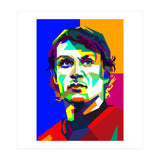 Paolo Maldini Italian Classic Football WPAP (Print Only) thumbnail