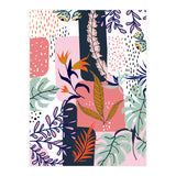 Mood | Abstract Chic Modern Bohemian Painting | Contemporary Eclectic Blush Botanical Nature (Print Only) thumbnail