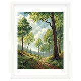 Vibrant Summer Forest Landscape Painting thumbnail