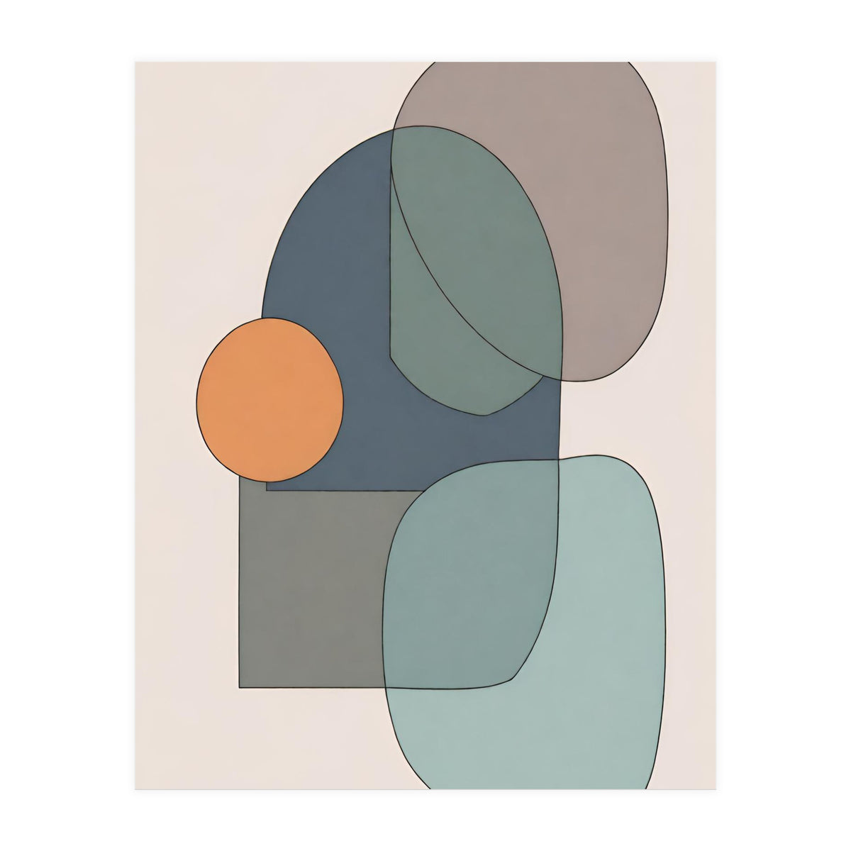 Peaceful Abstract (Print Only)