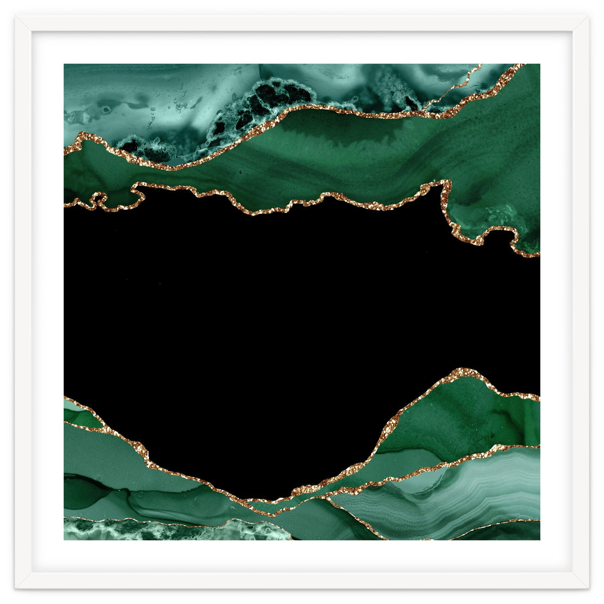 Emerald & Gold Agate Texture 03