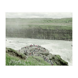 Tourists at the edge of the big river - Iceland  (Print Only) thumbnail