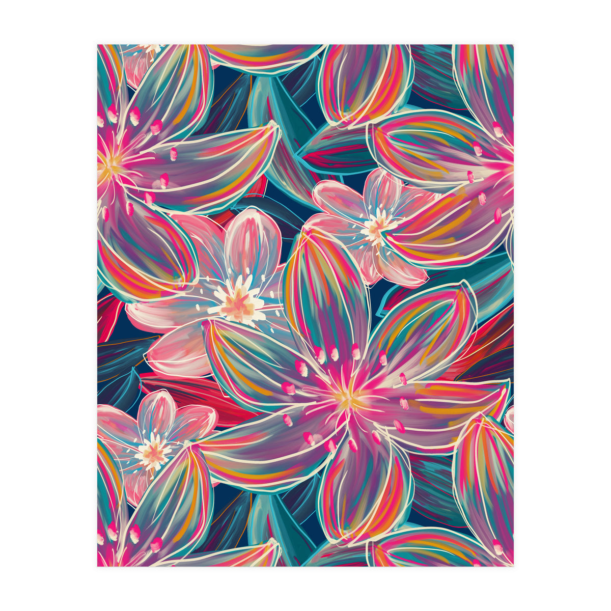 Fluo Bloom (Print Only)