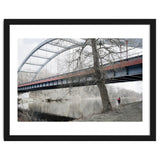 Fishing man under the bridge thumbnail