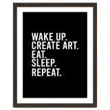 Wake Up Create Art Eat Sleep Repeat thumbnail