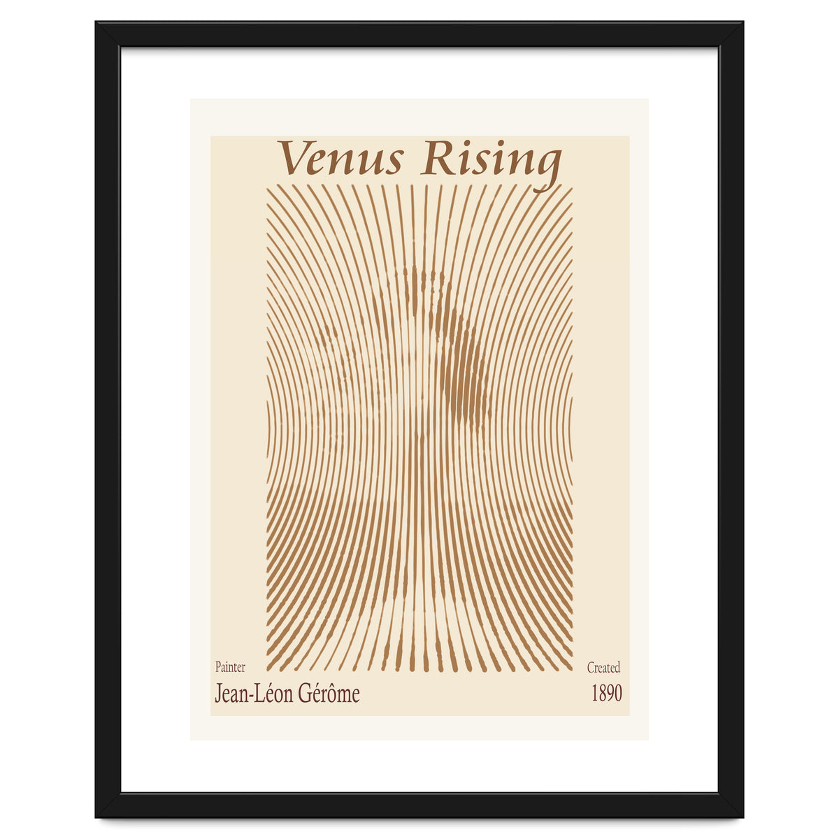 Venus Rising by Jean Léon Gérôme  (1890)