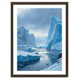 Majestic Arctic Icebergs and Glacial Valley thumbnail
