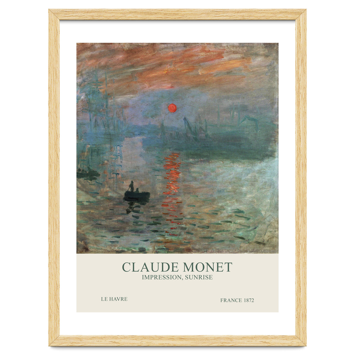 Claude Monet - Impression, Sunrise