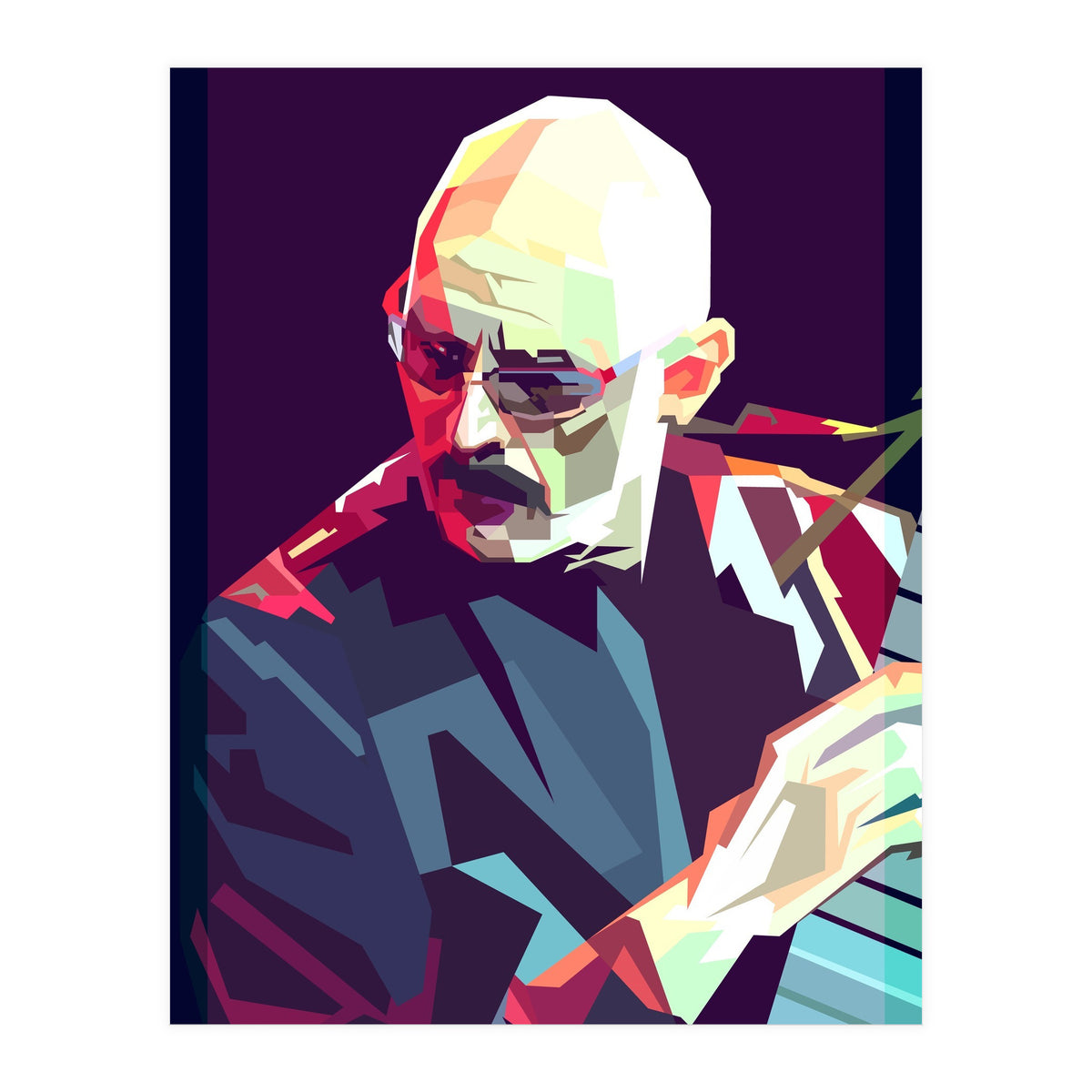 Tony Levin Bass Musician Pop Art WPAP (Print Only)