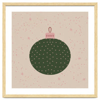 Christmas globe with snowflakes