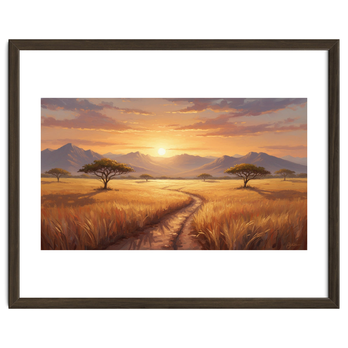 Golden Peak Sunset