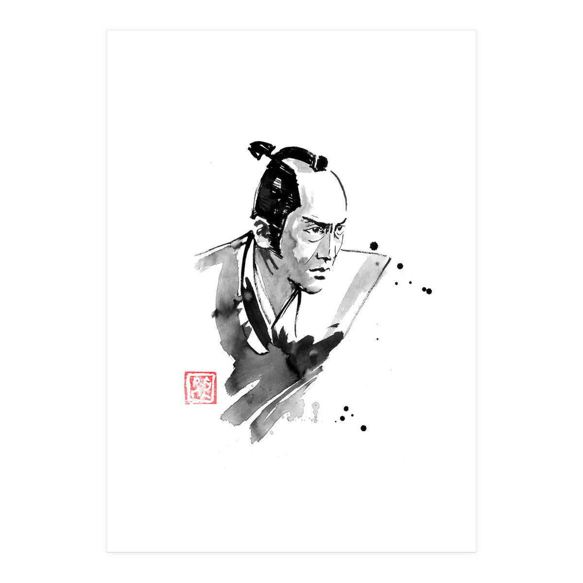 Samurai Begging (Print Only)