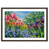 Vibrant Spring Meadow Oil Painting thumbnail